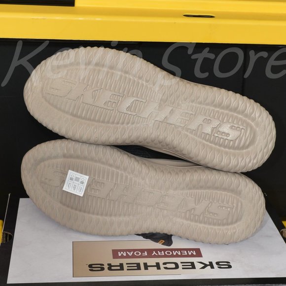 Skechers Men's Delson Slip On Sneaker‎ Black - Picture 5 of 7